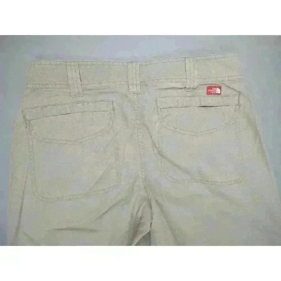 The North Face Roll Up Capri Pants Womens 4 Beige Ripstop - Picture 10 of 10